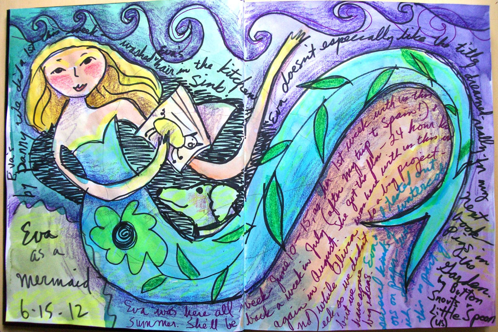 Eva as a Mermaid. ©Susan Shie 2012